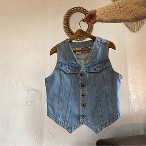 Vintage denim vest